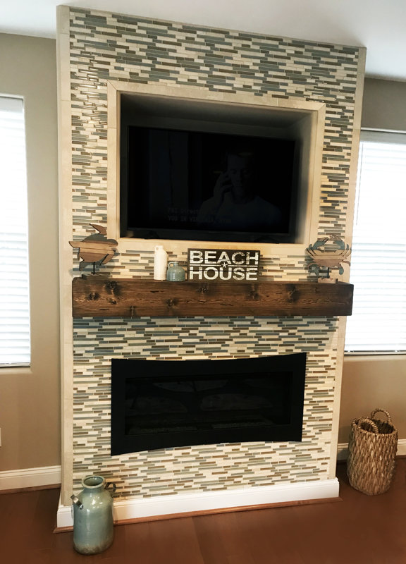Midwood Designs Rustic Fireplace Mantel Shelf & Reviews Wayfair